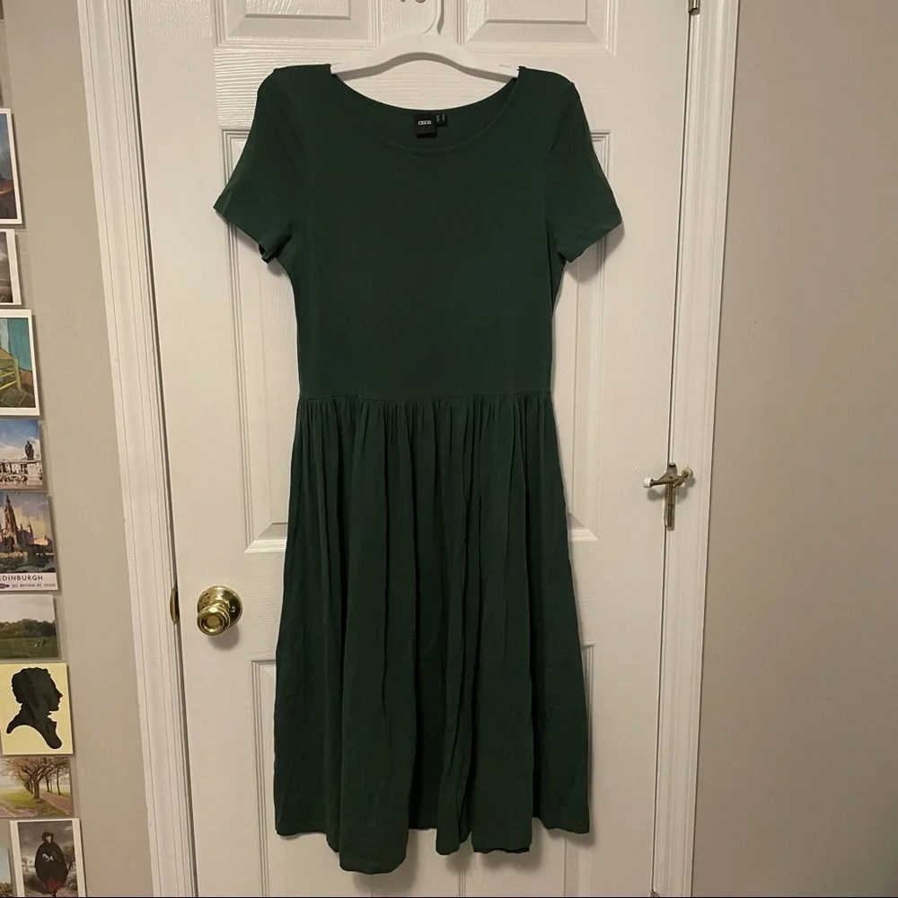 ASOS Midi Dress with Short Sleeves - Picture 4 of 6